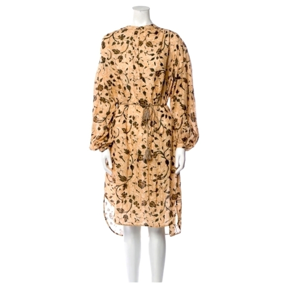 Ulla Johnson Agadir Sol Balloon Sleeve Belted Dress - Picture 3 of 10